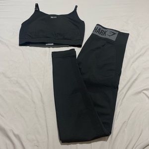 ❤️ Set Gymshark high waist flex black/gray size L